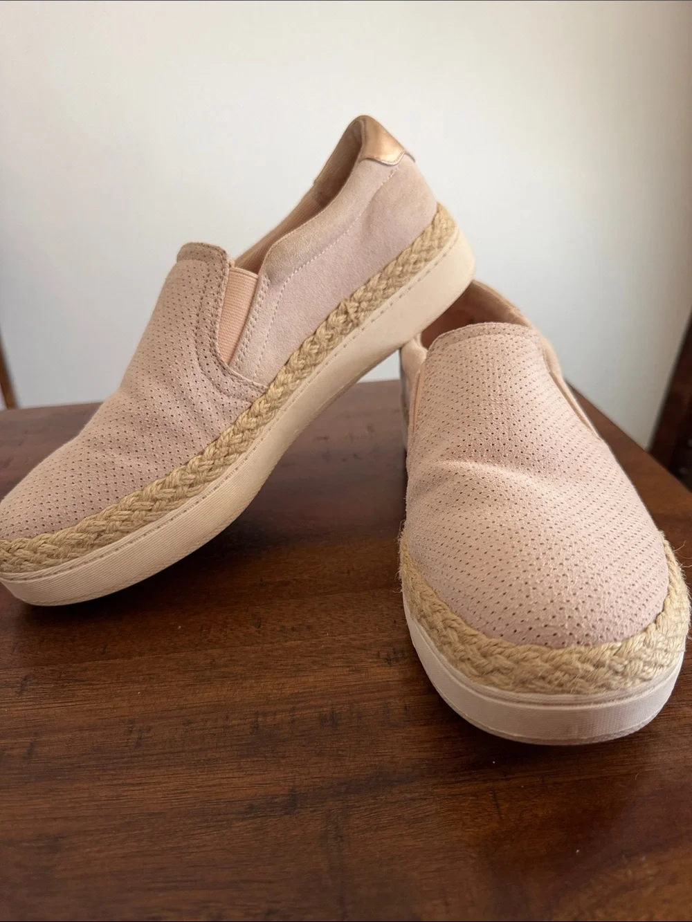 Women’s Dr. Scholl’s Slip-On Espadrille Sneakers in Blush